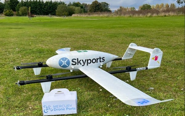Scotland first drone port & NHS Tayside begin drone delivery trials