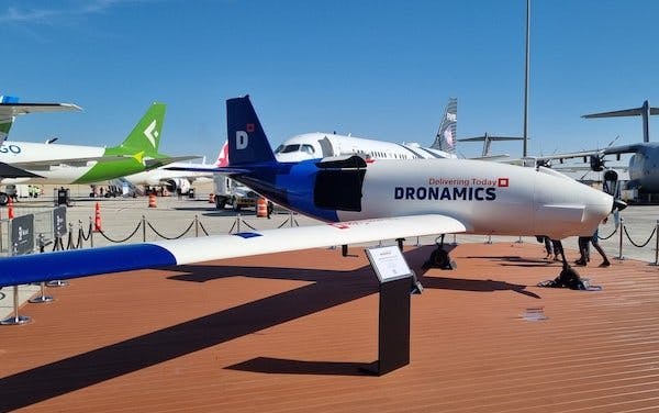 Strategic Development Fund and Dronamics to create manufacturing joint venture for Black Swan Cargo Drone 