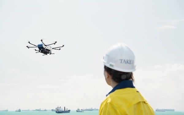 World’s first shore-to-ship deliveries - Airbus’ Skyways drone trials