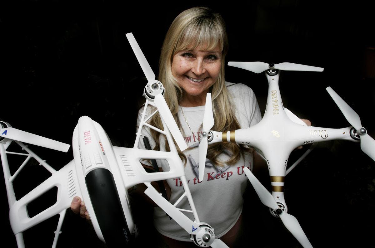 ‘Drone Diva Desi’ operates a fleet of 12 remote-controlled aircraft