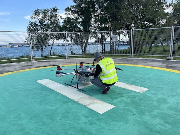 Skyports Drone Services introduces Cash-to-Master deliveries  in Singapore and Korea