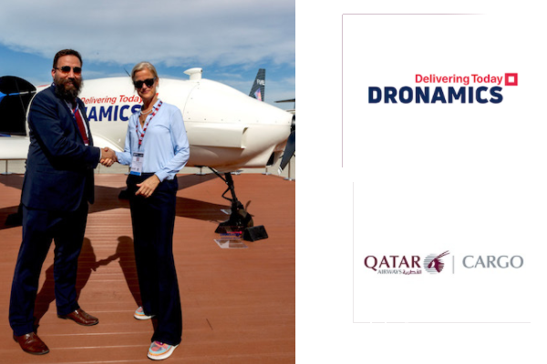 World’s first cargo drone interline agreement - Dronamics and Qatar Airways Cargo 